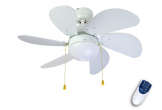 Люстра вентилятор DREAMFAN Smart White RC 76 90207