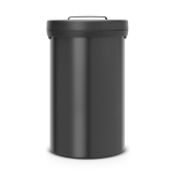 Мусорный бак с крышкой Brabantia Big Bin 60л, Черный матовый