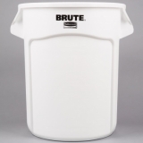 Контейнер круглый Rubbermaid Brute FG262000WHT белый 75,7л