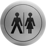 Информационная табличка Nofer Туалет для мужчин и женщин