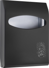 Диспенсер для одноразовых туалетных покрытий Nofer Black 04028.N