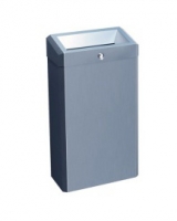 Корзина для мусора с конусным отверстием металлическая MERIDA STELLA CLASSIC KEM101.L 27 л. (матовая)