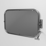 Зеркало антивандальное стальное Алсера 402СТ 500*800 горизонтальное