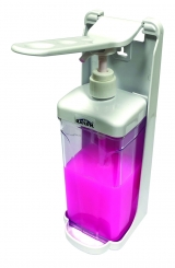 Дозатор жидкого мыла / дезинфицирующих средств локтевой Алсера 130УК
