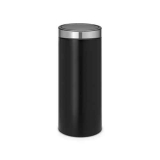 Мусорный бак Brabantia Touch Bin New Черный матовый/крышка матовая стальная