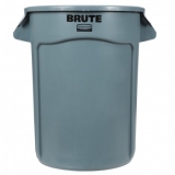 Контейнер круглый Rubbermaid Brute FG263200GRAY серый 121,1л