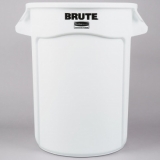 Контейнер круглый Rubbermaid Brute FG263200WHT белый 121,1л