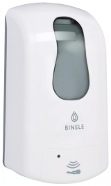 Дозатор сенсорный для пенного / жидкого мыла / антисептика Binele серия I белый